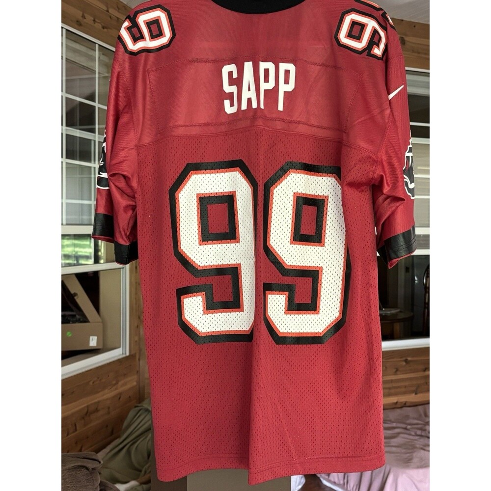 Warren Sapp Tampa Bay Buccaneers Football Jersey Adult Unisex M NIKE Vintage